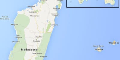 Mapa uharte gertu Madagascar